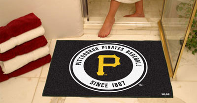 Pirates bathroom mat