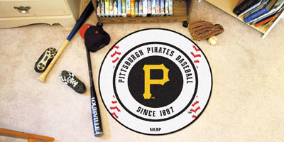 Pirates baseball floor mat