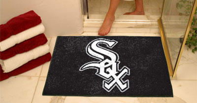 White Sox bathroom mat
