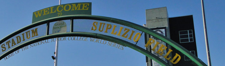 Entrance gate arch to Suplizio Field