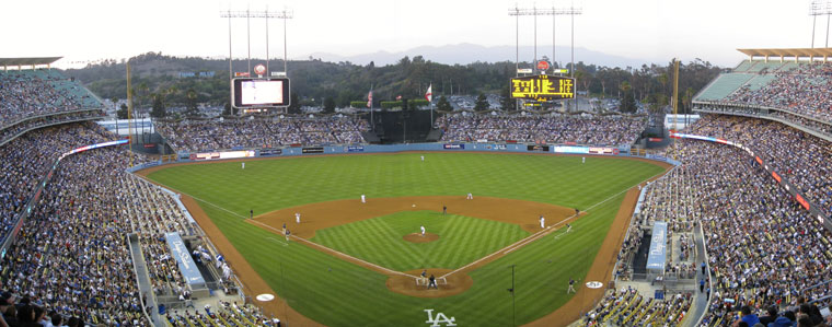 Dodger Stadium in Los Angeles