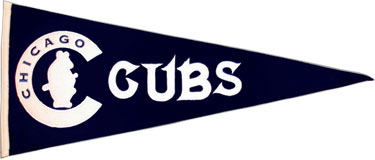 Cubs retro pennant