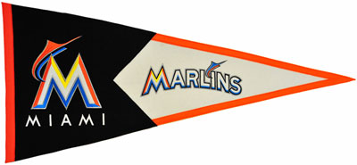 Marlins classic pennant
