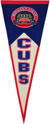 Wrigley Field pennant