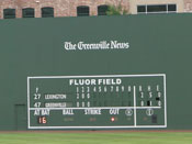 Fluor Field scoreboard