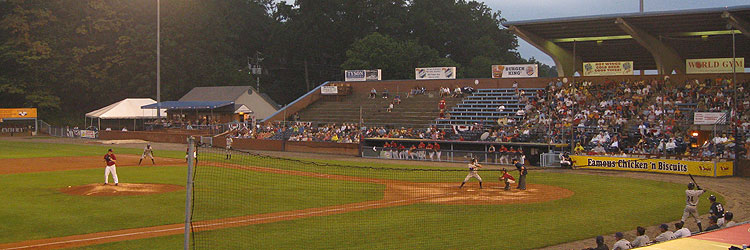 McCormick Field in Asheville was the site of my son's first attended ballgame