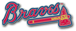 Atlanta Braves logo pin