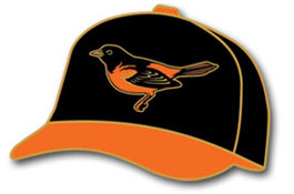 Baltimore Orioles hat pin