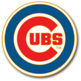 Chicago Cubs logo pin