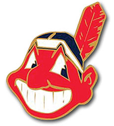 Cleveland Indians logo pin