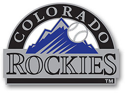Colorado Rockies logo pin