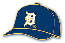 Detroit Tigers hat pin