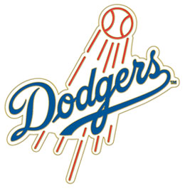 Los Angeles Dodgers logo pin