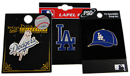 Los Angeles Dodgers pin set