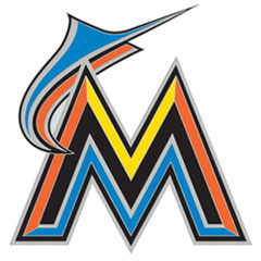Miami Marlins logo pin