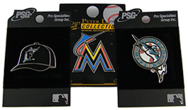 Marlins pin set