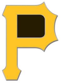Pirates P logo pin