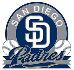 San Diego Padres logo pin