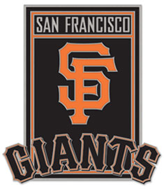 Interlocking San Francisco Giants logo pin