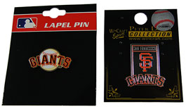 San Francisco Giants pin set