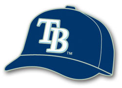 Tampa Bay Rays hat pin