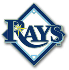 Tampa Bay Rays logo pin