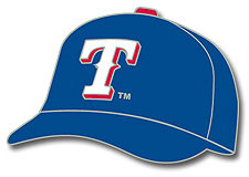 Texas Rangers hat pin