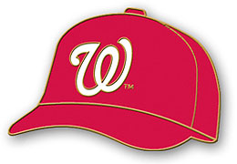 Washington Nationals hat pin