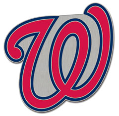 Washington Nationals curly W logo pin