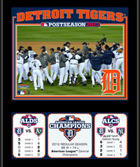 2012 Detroit Tigers American League Champions plaque