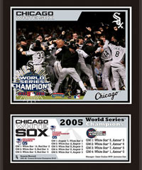2005 Chicago White Sox World Series Champions plaque