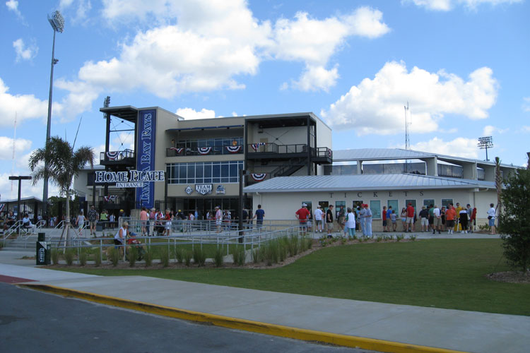 The exterior of Charlotte Sports Park