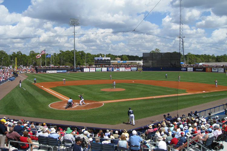 The interior of Charlotte Sports Park