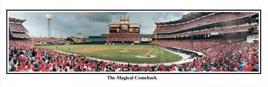 Angel Stadium panorama poster