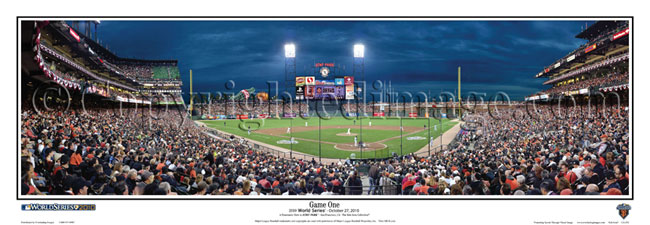AT&T Park World Series panorama poster