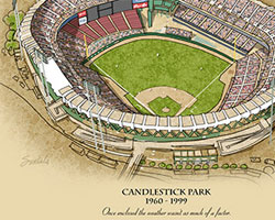 Caption under Candlestick Park illustration