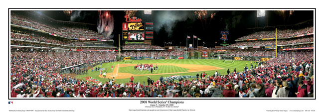 Citizens Bank Park - World Series celebration panorama poster