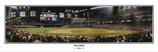 Chase Field panorama poster