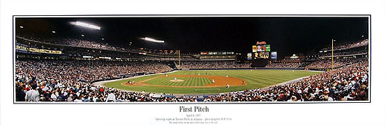 First Pitch at Turner Field