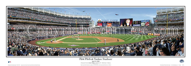 First Pitch at Yankee Stadium poster