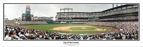 Coors Field panorama poster