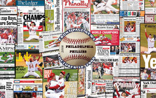 Philadelphia Phillies 2008 front page news poster