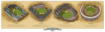 Historic Ballparks of New York poster