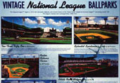 Vintage National League ballparks