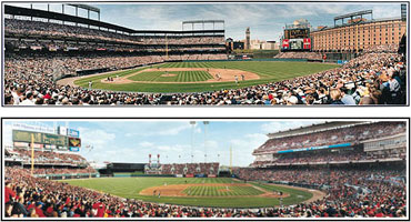 Ballpark panoramas by Rob Arra
