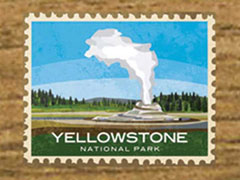National park stamp image
