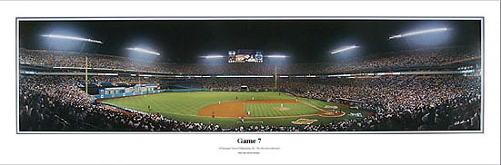 1997 World Series panorama poster
