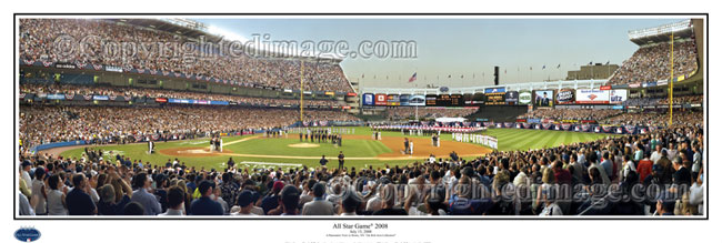 Yankee Stadium - All Star Game panorama poster