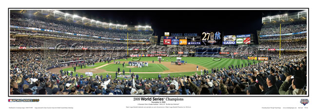 Yankee Stadium - World Series celebration poster