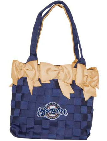 Brewers bow bucket purse